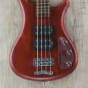 Warwick RockBass Corvette Basic 4-String Bass Guitar, RW Board, Burgundy Red Oil