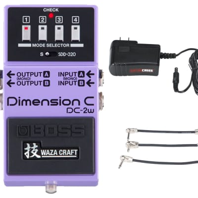 超 BOSS DC-2W Dimension C オリジナルの良さを残しつつ操作性を改良/名機Roland SDD-320 Dimension Dのサウンドも搭載  QJ292(コーラス)｜売買されたオークション情報、yahooの商品情報をアーカイブ公開 - オ エフェクター