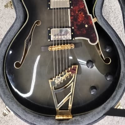 D'ANGELICO Excel DH 6 String Grey Black Finish electric guitar #DAEDHGRBGT #1 image 10