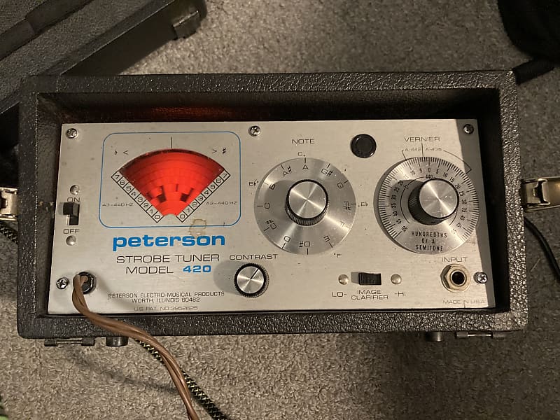 Peterson strobe tuner model 420 1970s | Reverb