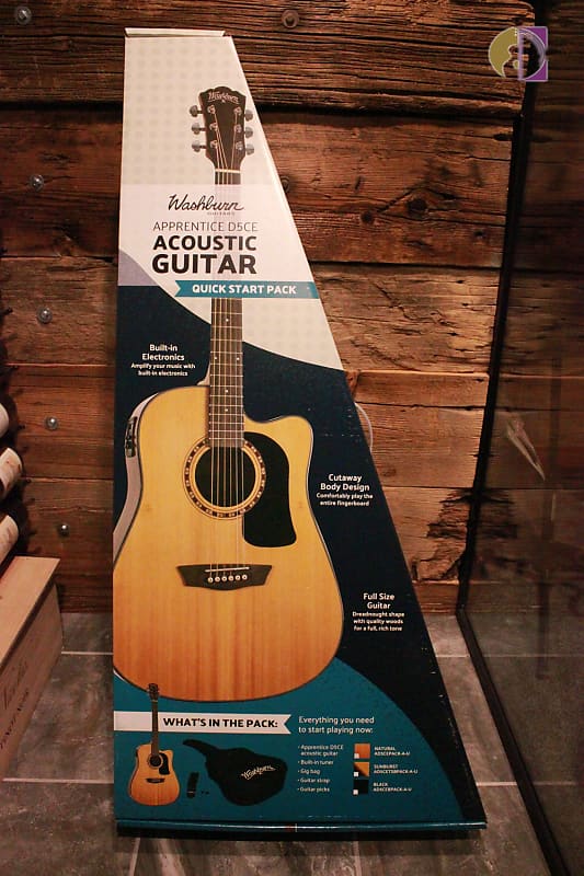 Washburn Apprentice D5CEPack AcousticElectric Guitar Reverb