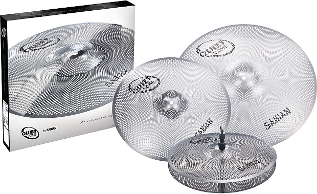 Sabian QTPC503 Quiet Tone Low Volume 14 / 16 / 20" Cymbal Pack image 1