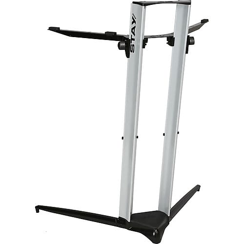 STAY Piano Series 44 Single-Tier Keyboard Stand (Silver