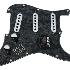 Amazon.com: Fits US Fender 57' 8 screw SRV Stratocaster Style Guitar  Pickguard (3 Ply Black) : Musical Instruments