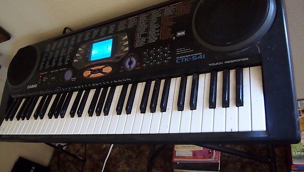Casio CTK-541 Digital Keyboard W/ Power Supply and Stand | Reverb