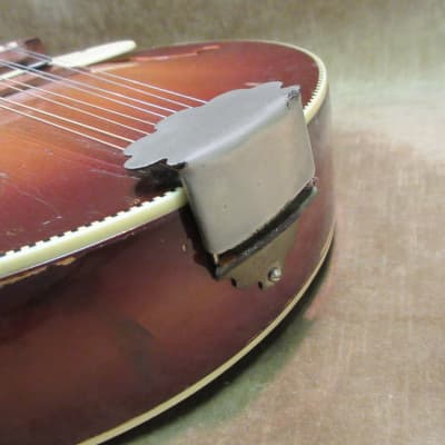 1950's Kay KM 70 8 String Mandolin Sunburst Great Shape Loud ! Pro Set Up Free US Shipping! image 17