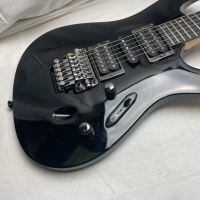 Ibanez Team J. Craft FujiGen Prestige S Series S5470 Saber Guitar with Case - MIJ Made In Japan 2009 - Black image 6