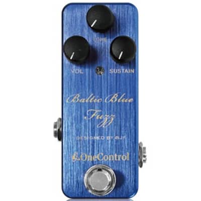 One Control BJF Series Baltic Blue Fuzz Pedal for sale