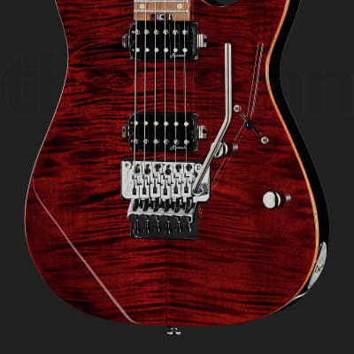 Harley Benton Fusion-III HH FR Roasted FCH Transparent Flamed Cherry image 4