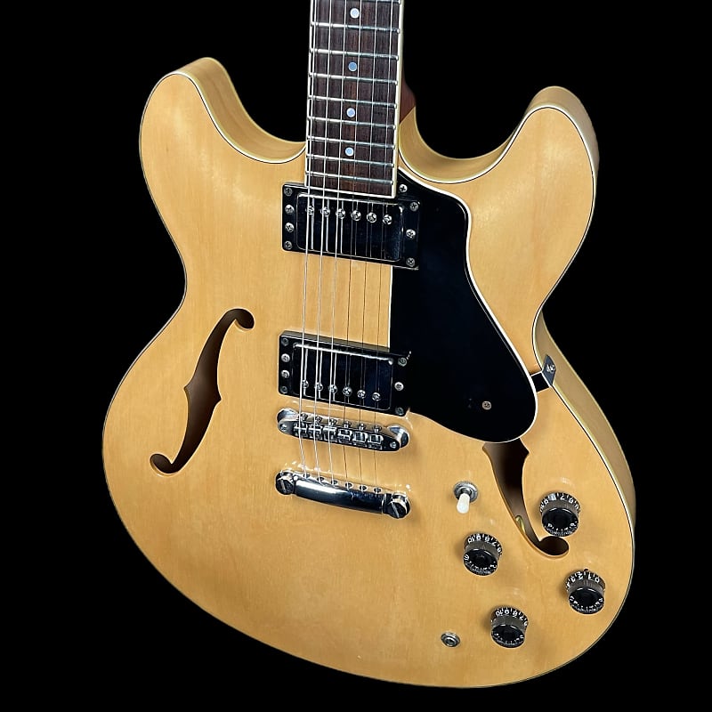 YAMAHA SA1100 セミアコ Yamaha SA1100 Semi-Hollow Body Electric Guitar in Natural