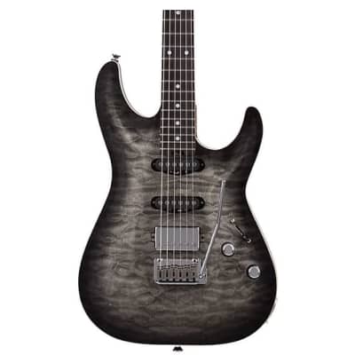 Schecter California Classic Made in Japan, Charcoal Burst, Mint Condition w/ Case, Free Shipping, Authorized Dealer for sale