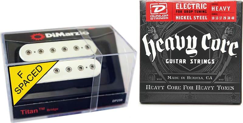 ギター Dimarzio DP259 TITAN Bridge DiMarzio Titan Bridge Humbucker Pickup - Black | Sweetwater