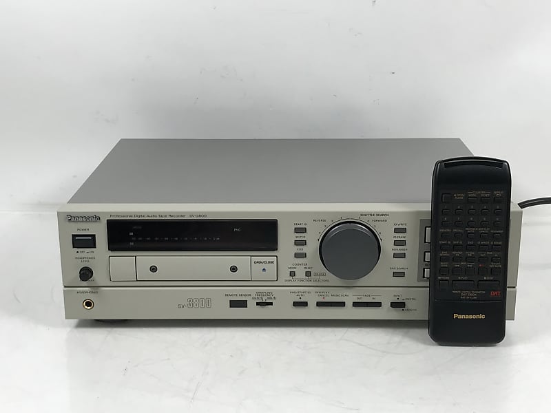 Panasonic SV3800 DAT Digital Tape Recorder Pro Grade with Reverb