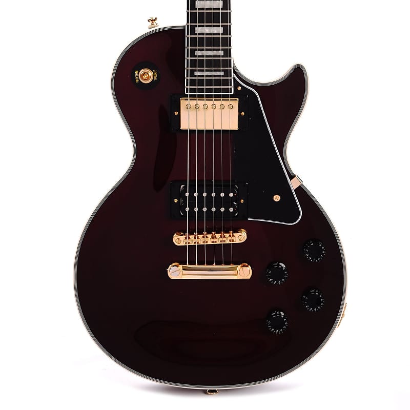 Epiphone Jerry Cantrell Signature "Wino" Les Paul Custom Guitar - Dark Wine Red image 1