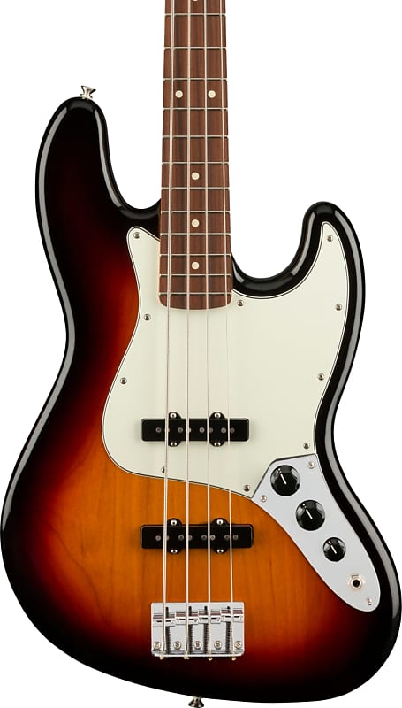 Fender Player Jazz Bass Guitar, Pau Ferro Fretboard, 3-Color Sunburst image 1