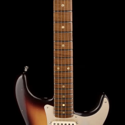 Fender Custom Shop Limited Edition Roasted 1958 Stratocaster Special Journeyman Relic Chocolate 3-Tone Sunburst image 11