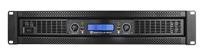 Rockville RPA16 10000 Watt Peak / 3000w RMS 2 Channel Power Amplifier Pro/DJ Amp image 1