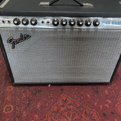 1969-1970 Fender Deluxe Reverb Silverface | Reverb