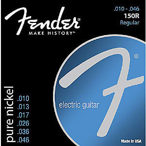 Fender Pure Nickel Regular Electric Guitar Strings 10-46 image 1