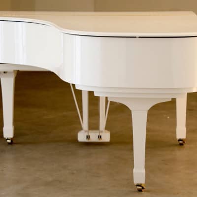 1978 Yamaha C7 Semi-Concert Grand Piano in Rare Polished White Vintage Original Professional Orchestral Concert Piano Hamamatsu Japan Factory image 13