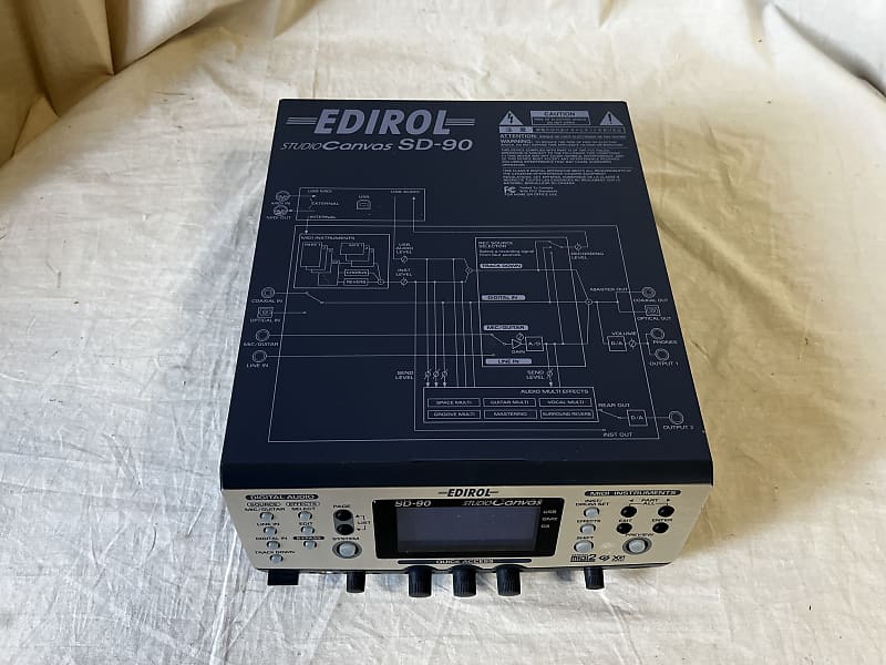 EDIROL SD-90 STUDIO Canvas USB Digital Audio Studio roland!