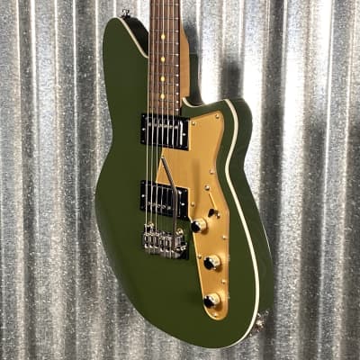 Reverend Jetstream HB Army Green Guitar #61123 image 6