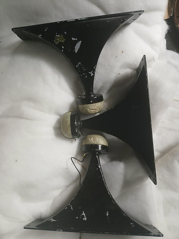MIDRANGE HORNS ALNICO MAGNAVOX 4X10 MIDRANGE TWEETER THREE PIECES  			