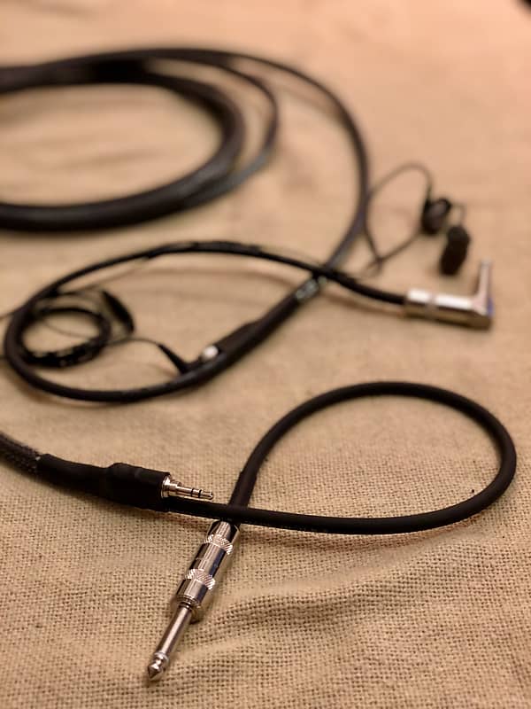 Guitar / Headphone Cable / Loom for instrument and In-Ear Monitors (IEM)