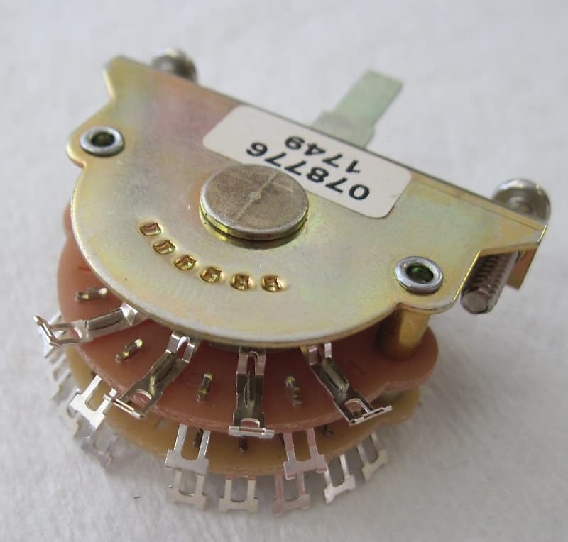 Fender 007-8776-000 American Stratocaster 5-Way Discrete Blade Selector Switch image 1