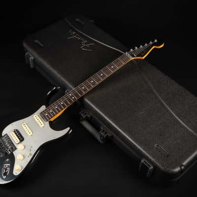 2021 Fender American Ultra Luxe Stratocaster RW Floyd Rose HSS - Mystic Black | USA Matching Headstock | COA OHSC image 25