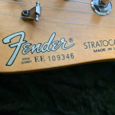 Fender Stratocaster American Standard  1987 in Black image 16