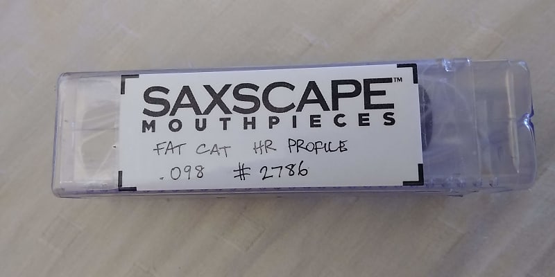 Saxscape Fat Cat HR Profile Tenor Saxophone Mouthpiece .098