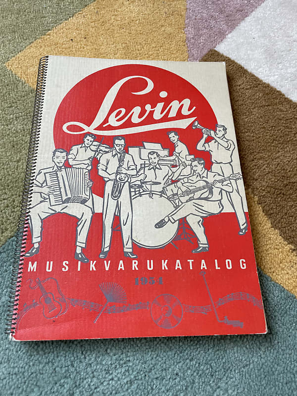Levin Music gear catalogue “Musikvarukatalog” 1954 Reverb