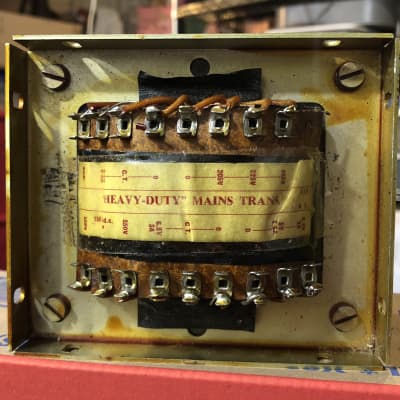 1960's N.O.S. Radiospares R.S. RS Mains Power Transformer JTM45 Marshall Guitar Amplifier Part image 2