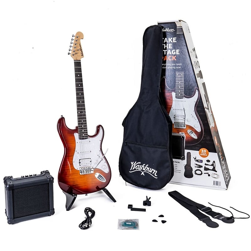 WASHBURN TAKE THE STAGE PACK Complete Beginner Sonomaster Reverb