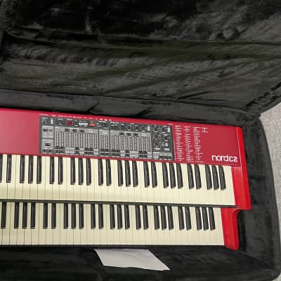 Nord C2 Dual 61-Key Combo Organ 2009 - 2013 - Red + Original Gigbag