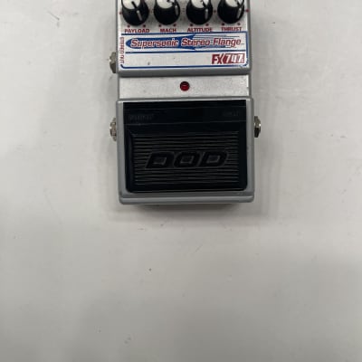 DOD Digitech FX747 Supersonic Stereo Flange Analog Flanger Guitar Effect Pedal for sale