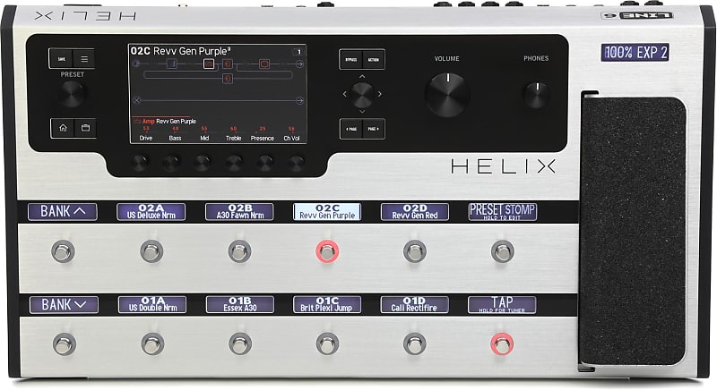 Line 6 Helix Guitar Multi-effects Floor Processor - Platinum Edition image 1