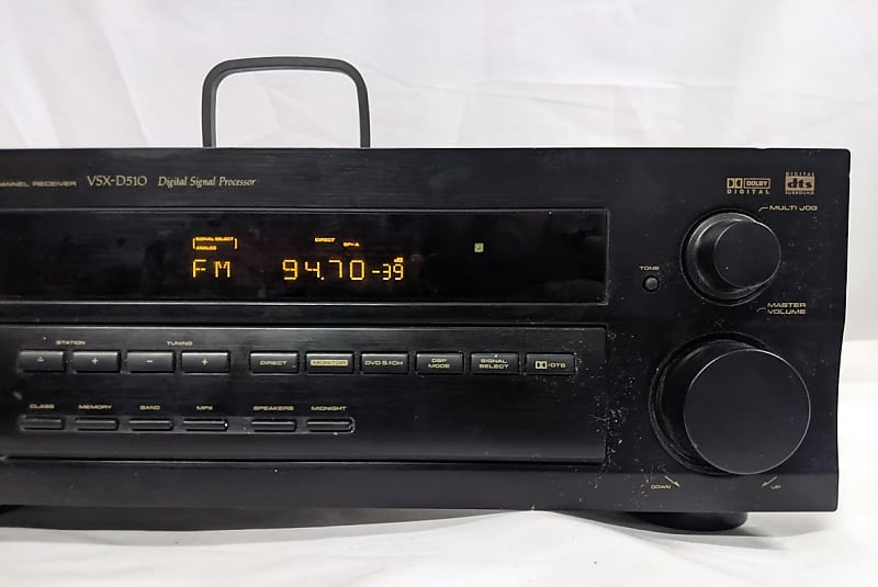 Pioneer VSX-D510 A/V receiver with Dolby Digital and DTS