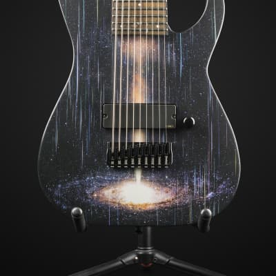 ESP E-II Babymetal MF-9 Metal Galaxy Graphic Black Satin 9 String 