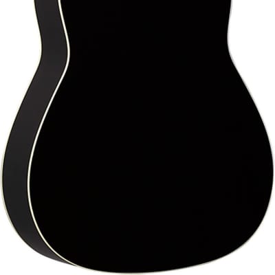 Yamaha FG-TA TransAcoustic Dreadnought Acoustic Electric Guitar Black image 4