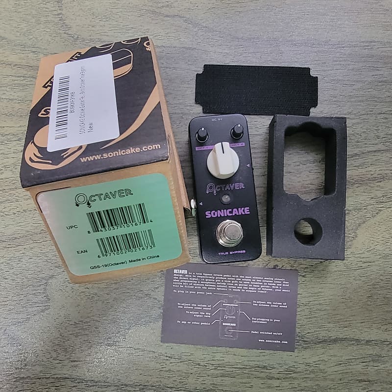 Sonicake Octaver True Bypass Analog Octave Pedal (Like New, Reverb