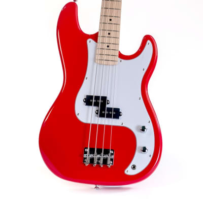 Nashville Guitar Works 215RD Electric Bass Guitar - Red image 6