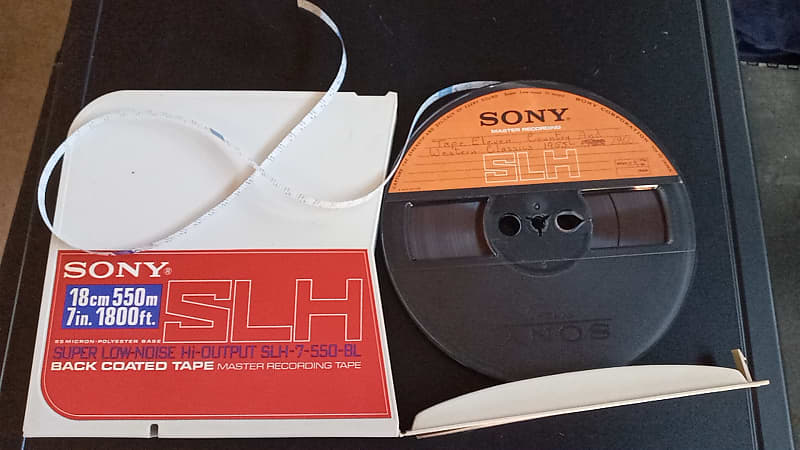 Sony SLH-7-550-BL Reel Back Coated Tape Super Low-Noise 1/4 1800ft