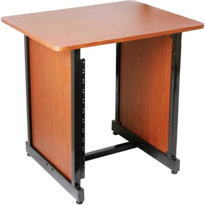 On-Stage WS7500 Series Workstation Rack Cabinet, Rosewood image 1