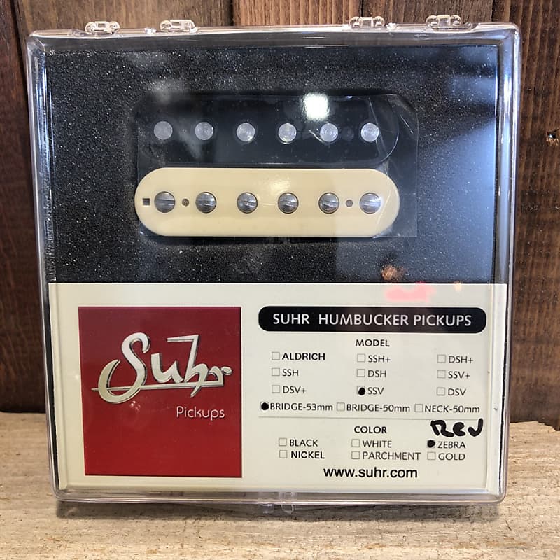 Suhr SSV Humbucker Guitar Pickup, Bridge Position, 53mm Spacing