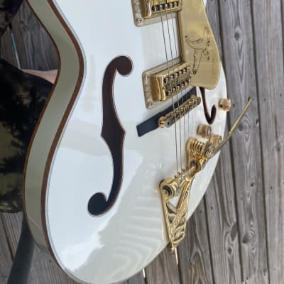 Gretsch G6139T-CBDC White Falcon Double Cutaway Center Block 2013 - 2018 |  Reverb