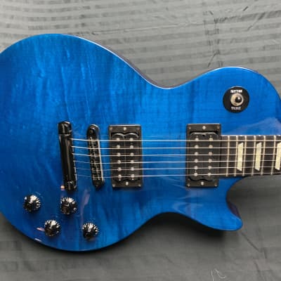 Gibson Les Paul Studio Lite 1993 Trans Blue | Reverb