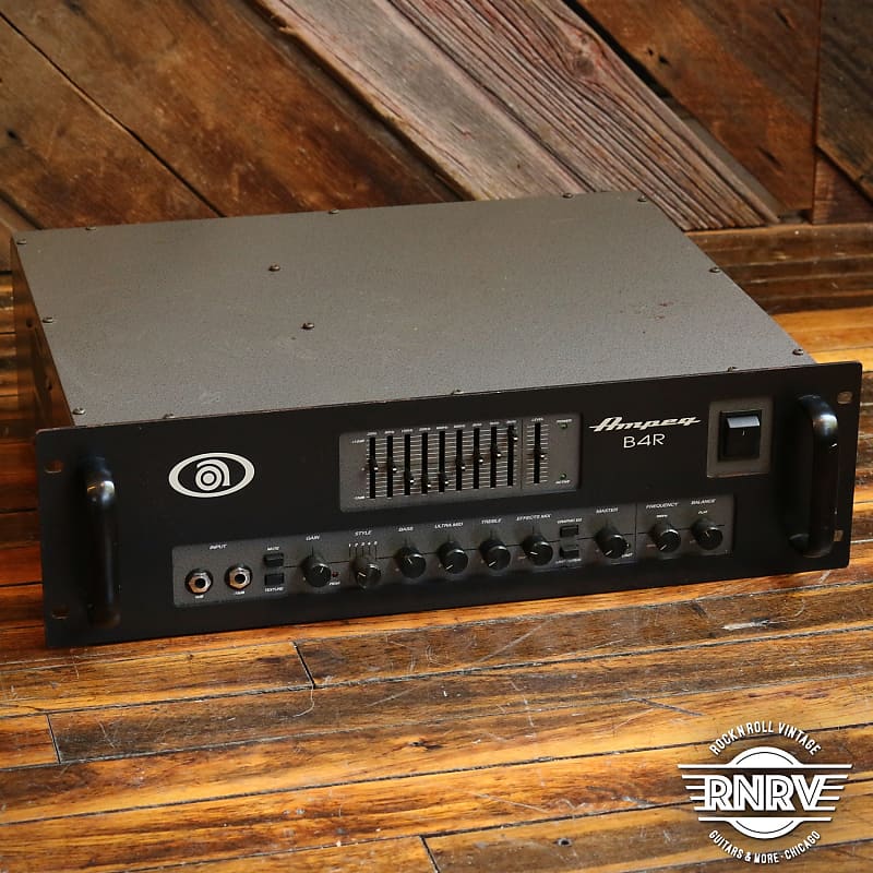 Ampeg B4R Rackmount Bass Amplifier Head (1000 Watts) Reverb