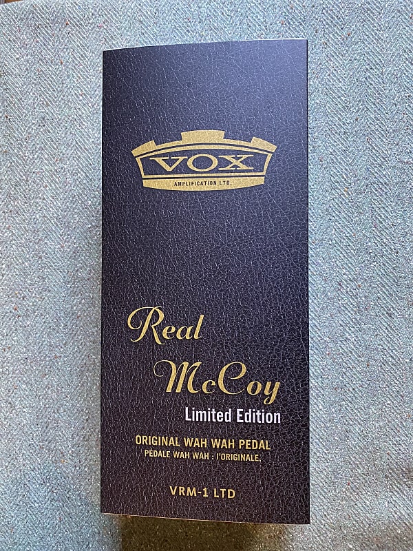 Vox VRM1LTD Real McCoy Wah Limited Edition 2024 - Chrome | Reverb